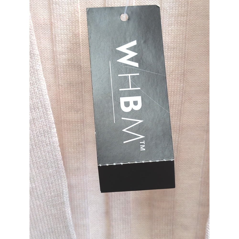 NWT White House Black Market Long Sleeve Belted Cardigan S Heather Sepia Rose - Picture 8 of 9